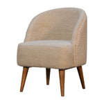 Load image into Gallery viewer, Cream Boucle Tub Chair
