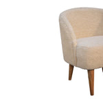 Load image into Gallery viewer, Cream Boucle Tub Chair
