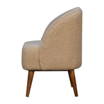 Load image into Gallery viewer, Cream Boucle Tub Chair
