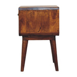 Load image into Gallery viewer, Curve Open Slot Chestnut Bedside
