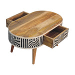 Load image into Gallery viewer, Edessa Bone Inlay Coffee Table
