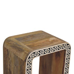 Load image into Gallery viewer, Edessa Bone Inlay End Table
