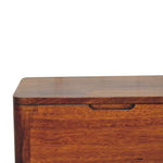 Load image into Gallery viewer, Chestnut Lid-up Storage Stool
