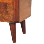 Load image into Gallery viewer, Chestnut Lid-up Storage Stool
