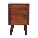 Load image into Gallery viewer, Chestnut Lid-up Storage Stool
