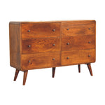 Load image into Gallery viewer, Large Curved Chestnut Chest
