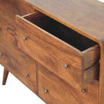 Load image into Gallery viewer, Large Curved Chestnut Chest
