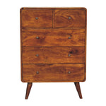 Load image into Gallery viewer, 2-over-3-Curved-Chestnut-Chest
