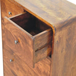 Load image into Gallery viewer, 2 over 3 Curved Chestnut Chest
