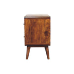 Load image into Gallery viewer, 2 Drawer Curved Chestnut Chest
