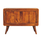 Load image into Gallery viewer, 2 Drawer Curved Chestnut Chest
