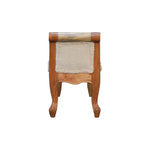 Load image into Gallery viewer, Cream Boucle French Style Bench
