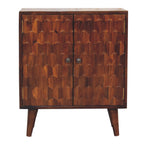 Load image into Gallery viewer, Chestnut Pineapple Carved Cabinet
