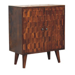 Load image into Gallery viewer, Chestnut Pineapple Carved Cabinet
