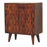 Load image into Gallery viewer, Chestnut Pineapple Carved Cabinet
