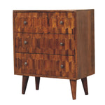 Load image into Gallery viewer, Chestnut Pineapple Carved Chest
