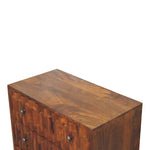 Load image into Gallery viewer, Chestnut Pineapple Carved Chest
