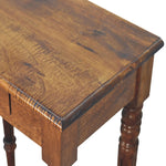 Load image into Gallery viewer, Chestnut Turned Leg Writing Desk
