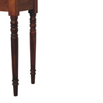 Load image into Gallery viewer, Chestnut Turned Leg Writing Desk
