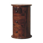 Load image into Gallery viewer, 3 Drawer Chestnut Sheesham Drum
