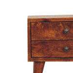 Load image into Gallery viewer, Mini Chestnut Modern Bedside
