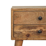 Load image into Gallery viewer, Mini Oak-ish Modern Bedside
