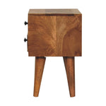 Load image into Gallery viewer, Mini Oak-ish Modern Bedside
