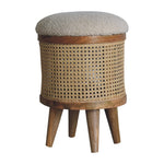 Load image into Gallery viewer, Cream-Boucle-Larissa-Footstool
