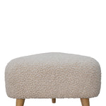 Load image into Gallery viewer, Mud Boucle Triangle Footstool
