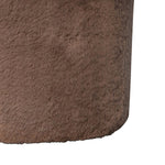 Load image into Gallery viewer, Mocha Faux Fur Mushroom Footstool
