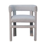 Load image into Gallery viewer, White-Boucle-Occasional-Chair
