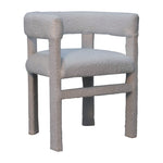 Load image into Gallery viewer, White Boucle Occasional Chair
