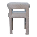 Load image into Gallery viewer, White Boucle Occasional Chair
