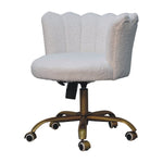 Load image into Gallery viewer, White Boucle Swivel Chair
