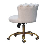 Load image into Gallery viewer, White Boucle Swivel Chair
