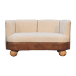 Load image into Gallery viewer, Boucle-Cream-Buffalo-Small-Sofa
