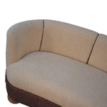 Load image into Gallery viewer, Boucle Cream Buffalo Small Sofa
