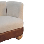 Load image into Gallery viewer, Boucle Cream Buffalo Small Sofa
