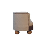 Load image into Gallery viewer, Boucle Cream Buffalo Small Sofa
