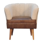 Load image into Gallery viewer, Boucle-Cream-Buffalo-Armchair
