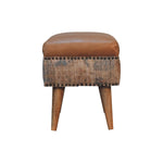 Load image into Gallery viewer, Haven Durrie Footstool
