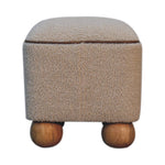 Load image into Gallery viewer, Serenity-Footstool-with-Ball-Feet
