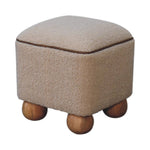 Load image into Gallery viewer, Serenity Footstool with Ball Feet
