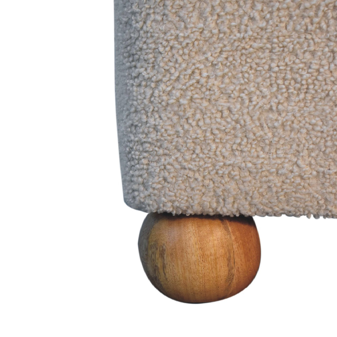 Serenity Footstool with Ball Feet