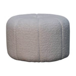 Load image into Gallery viewer, White-Boucle-Circus-Footstool
