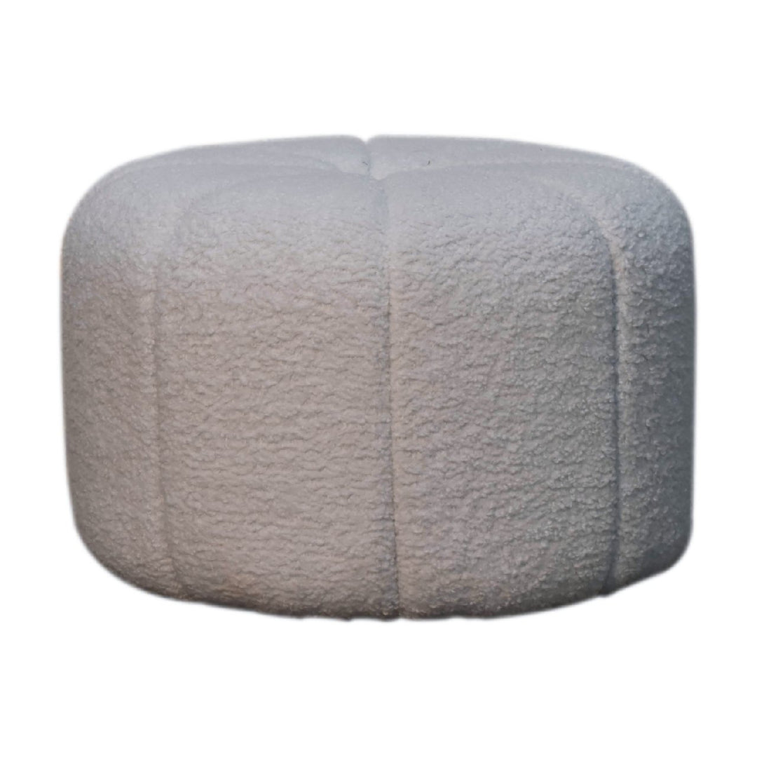 White-Boucle-Circus-Footstool