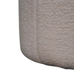 Load image into Gallery viewer, White Boucle Circus Footstool
