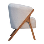 Load image into Gallery viewer, White Boucle Minimalistic Chair
