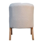 Load image into Gallery viewer, White Boucle Minimalistic Chair
