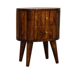 Load image into Gallery viewer, Stripe Chestnut Bedside
